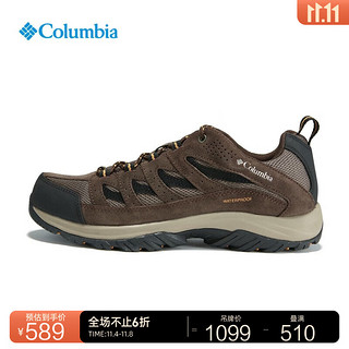 哥伦比亚 户外男子防水抓地运动舒适徒步鞋登山鞋 255褐色尺码偏小 建议拍大一码 40(25cm)