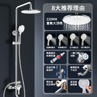 JOMOO 九牧 止水增压升降花洒套装