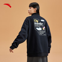 ANTA 安踏 厚绒卫衣丨加绒长袖套头衫女秋冬保暖针织衫打底上衣奥特莱斯