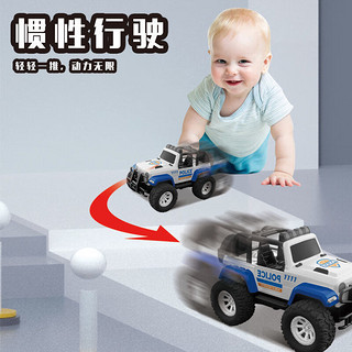 宝孩星儿童惯性越野车男女孩宝宝玩具套装2-3耐摔四驱车4一6周岁小汽车 仿真惯性-吉普车