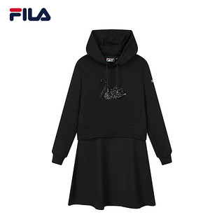 FILA 斐乐 女子连衣裙两件套春夏季时尚两件套连衣裙女