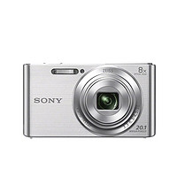 SONY 索尼 DSC-W830W800相机高清2000像素旅游家用卡片机 W830(2010万)8倍 黑银粉紫随机 套餐三