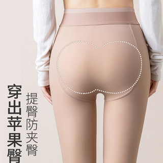 水光袜光腿裸感女秋冬季肉色加绒加厚打底裤外穿保暖一体绒