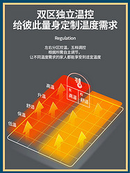 绮莲 水暖电热毯双人双控加热毯水循环炕单人水热毯调温家用安全电褥子