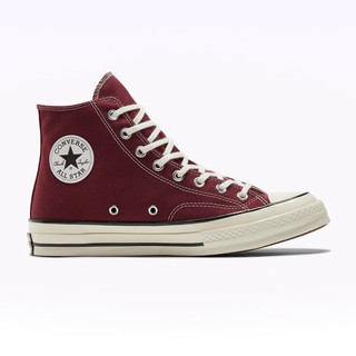 匡威（Converse） 1970S男女经典高帮帆布鞋美拉德风酒红色A01448C A01448C 38