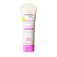 PLUS会员：Aveeno 艾惟诺 婴儿多效温和防晒霜 88ml