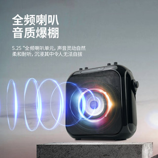 万利达广场舞音响户外音箱k歌室外移动蓝牙低音炮无线扩音器