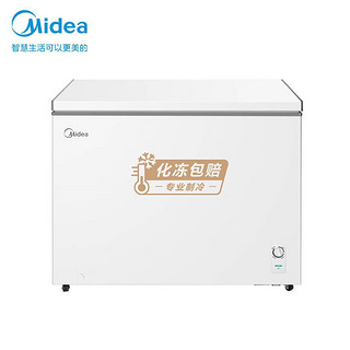 Midea 美的 301升 商用家用卧式大冷冻囤货冰柜 大容量冷藏冷冻转换冷柜 卧式冰箱 BD/BC-301KMXD(E)