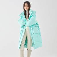 雪中飞 SNOWFLYING 女式长款时尚羽绒服 X10149088F