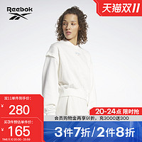 Reebok 锐步 官方2023春季新款女子CREW经典休闲长袖圆领卫衣HT7856