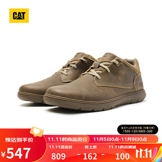 CAT 卡特彼勒 男士低帮休闲鞋 P725218L2KMC17 浅褐 42
