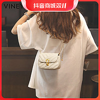 抖音超值购：Vinistyle 薇妮 Viney真皮包包女轻奢链条包2023新款百搭斜挎小包生日礼物送女生