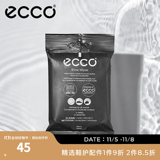 ecco 爱步 Shoe Wipes 便捷擦鞋湿巾 9033620 无色/白色903362000100