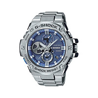 PLUS会员：CASIO 卡西欧 G-SHOCK G-STEEL系列 53.8毫米太阳能腕表 GST-B100D-2APRT