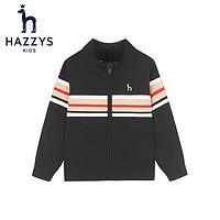 HAZZYS 哈吉斯 男童时尚开衫线衣