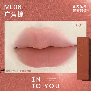 INTO YOU 心慕与你 哑光口红丝绒不拔干雾面女  ML06