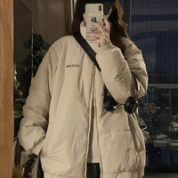冬季棉服外套女2023设计感小众棉袄男女款加厚保暖棉衣潮