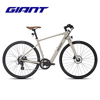 GIANT 捷安特 FASTROAD E+铝合金700C油压碟刹8速公路电动自行车