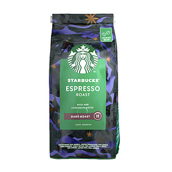 STARBUCKS 星巴克 门店同款深度烘焙 意式浓缩咖啡豆 450g