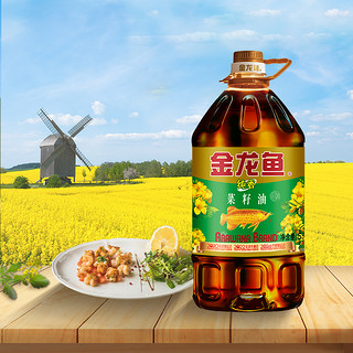 低芥酸纯香菜籽油5L桶装家用食用油