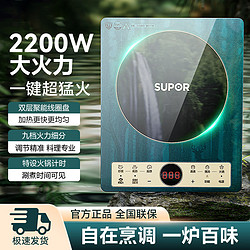 SUPOR 苏泊尔 电磁炉2200W大功率9档火力广域可调一键超猛火家用电磁炉