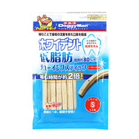 多格漫 新概念牛皮咬胶S号12根小型犬泰迪狗磨牙棒洁齿耐咬狗零食