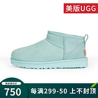 UGG 美版女士雪地靴休闲经典短靴舒适短筒靴 SKY-天空蓝 37