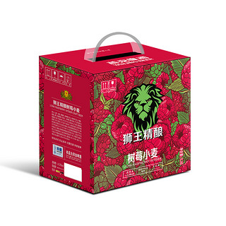 LION 狮王 燕京狮王精酿啤酒树莓1L*6瓶