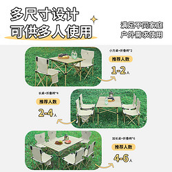 爱拓 户外折叠桌椅便携野餐桌