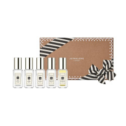 JO MALONE LONDON 祖·玛珑 圣诞明星香氛礼盒 「逃跑姜饼」（英国梨与小苍兰+蓝风铃+鼠尾草与海盐+青柠罗勒与柑橘+牡丹与胭红麂绒）9ml*5