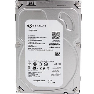 SEAGATE 希捷 监控硬盘4TB 256MB SATA 酷鹰SkyHawk 低功耗版 型号随机 ST4000VX005/013/015 OEM盘