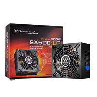 银欣 银昕（SilverStone）额定500W SX500-LG SFX-L电源(80PLUS金牌/主动式PFC/柔软扁平模组线）