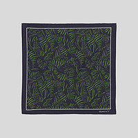 GANT 甘特 夏季女士时尚复古气质优雅植物印花方块丝巾围巾|9920154