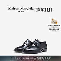 Maison Margiela【今日加享】马吉拉Tabi分趾鞋经典乐福鞋单鞋皮鞋平底鞋女鞋 T8013黑色 37