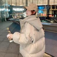 oversize面包服短款羽绒棉衣棉服女潮秋冬季外套厚棉袄