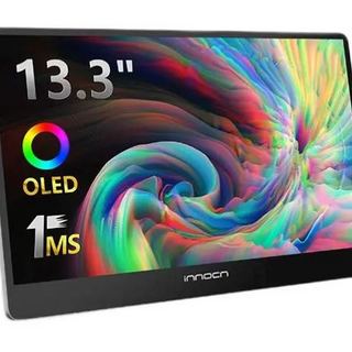 Innocn 联合创新 13.3英寸OLED便携显示器1ms响应Type-C一线通手机笔记本switch PS4/5拓展屏13A1F