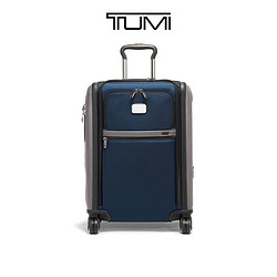 TUMI 途明 Alpha 3拉杆箱配色软壳旅行箱商务登机箱 海军蓝拼灰色/20