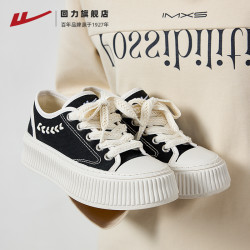 warrior回力帆布鞋厚底板鞋