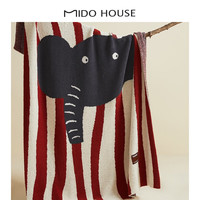 铭都家居MIDO HOUSE铭都半边绒毛毯办公室沙发毯午睡毯撸猫糯感-所“象”披靡 愿你所“象”披靡 120cmx150cm