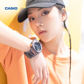 CASIO 卡西欧 G-SHOCK系列 51.2毫米石英腕表 GA-110LS-1A