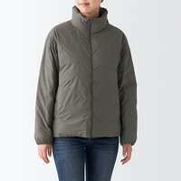 無印良品 無印良品 MUJI 女式 便携式 立领羽绒夹克 羽绒服