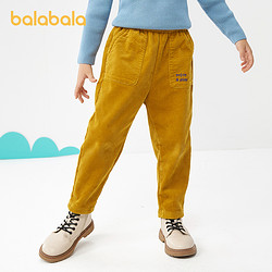 balabala 巴拉巴拉 男童加绒长裤