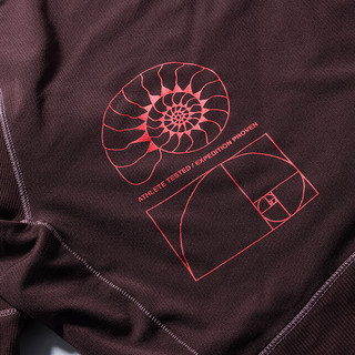  THE NORTH FACE/北面 吸湿透气 女士长袖T恤  XS S M L XL XXL I0I/豆沙色