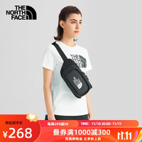 北面 腰包胸包中性户外轻巧便携单肩包黑色 OS/均码/3升/381*165.1*70mm