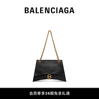 BALENCIAGA巴黎世家CRUSH女士中号牛皮革链条包