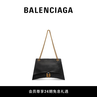 BALENCIAGA巴黎世家CRUSH女士中号牛皮革链条包