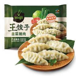 bibigo 必品阁 王饺子 韭菜猪肉840g 约24只 蒸饺煎饺锅贴 早餐生鲜速食水饺