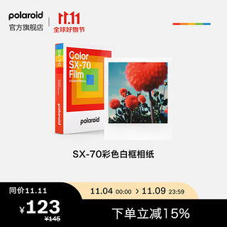 宝丽来（Polaroid） SX-70型彩色相纸一次成像拍立得胶片8张6月