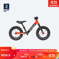 DECATHLON 迪卡侬 儿童平衡车无脚踏滑行学步车1-6岁竞赛款KC经典红黑 4019330 单速