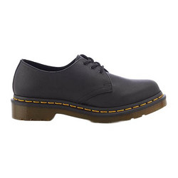 Dr.Martens 马汀博士 女式 1461 W Virginia 皮革三眼鞋 - 黑色